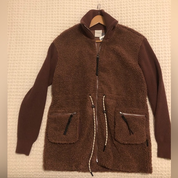 VARLEY Westwood Sherpa And Knit Jacket size S NWT - Picture 7 of 13